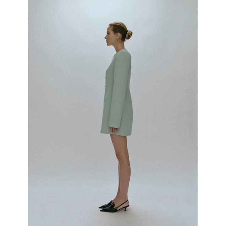 Blazer élégant pour femmes avec patte de boutonnage et silhouette minimaliste Chic & Stil