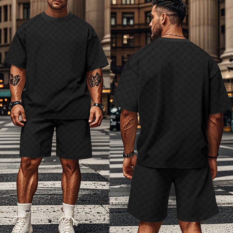 Casual set for men with oversized t-shirt and shorts Lune London