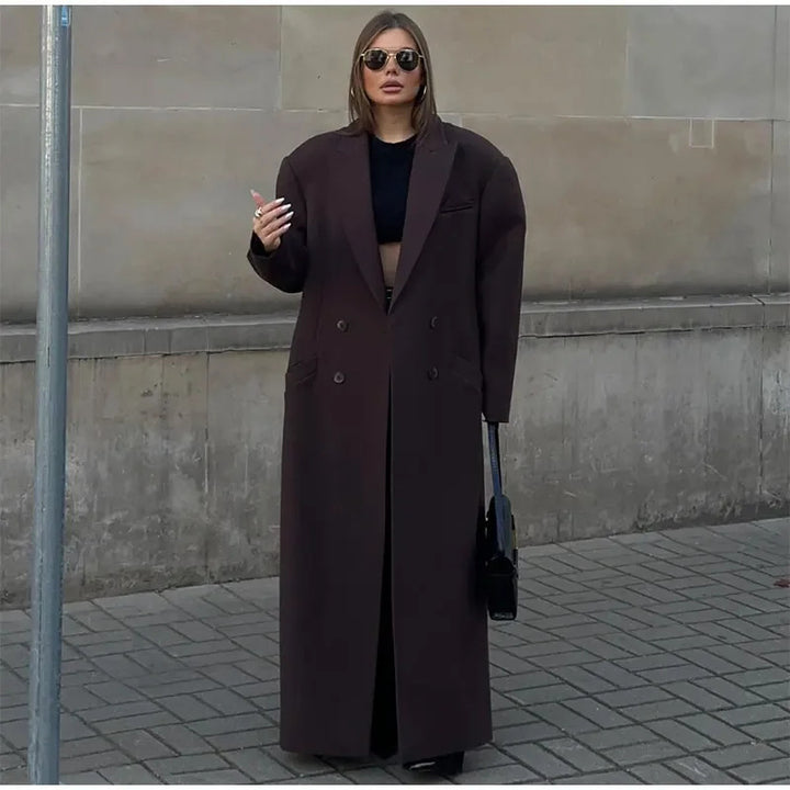 Lune London oversized wool coat for women