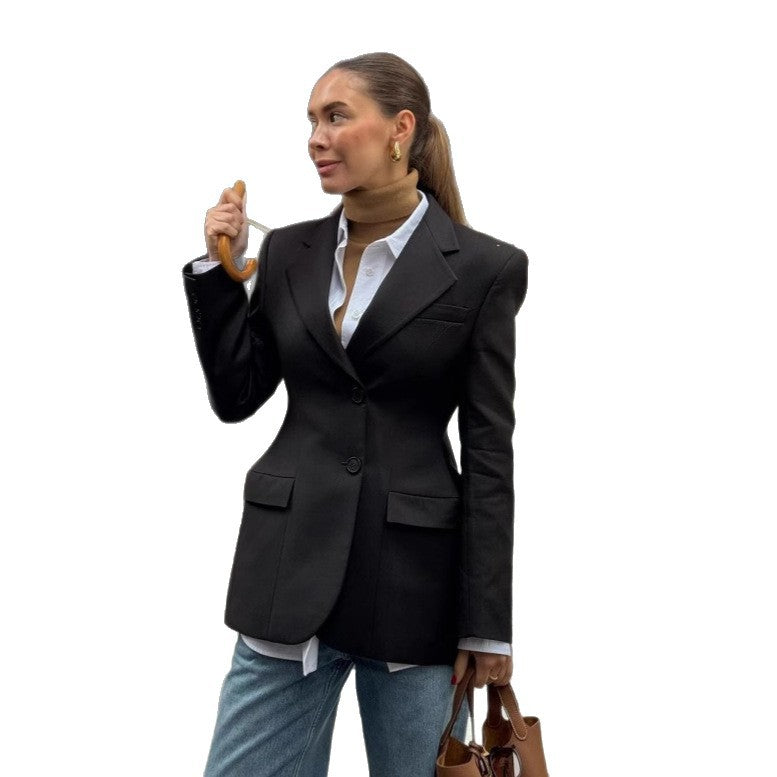 Blazer de mode pour femmes avec coupe surdimensionnée Chic & Stil