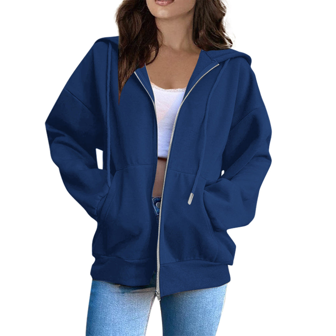 Women's hoodie jacket with cozy oversized cut Chic & Stil