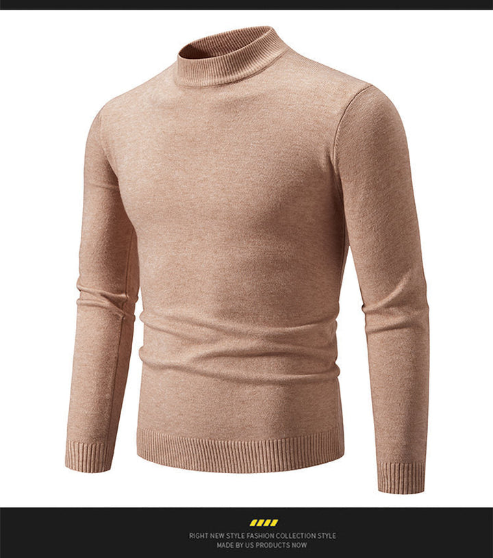 Lune London | Men's Elegant Sweater with Stand-Up Collar