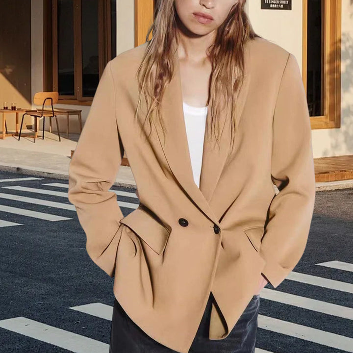 Women Elegant Double-Breasted Blazer Lune London