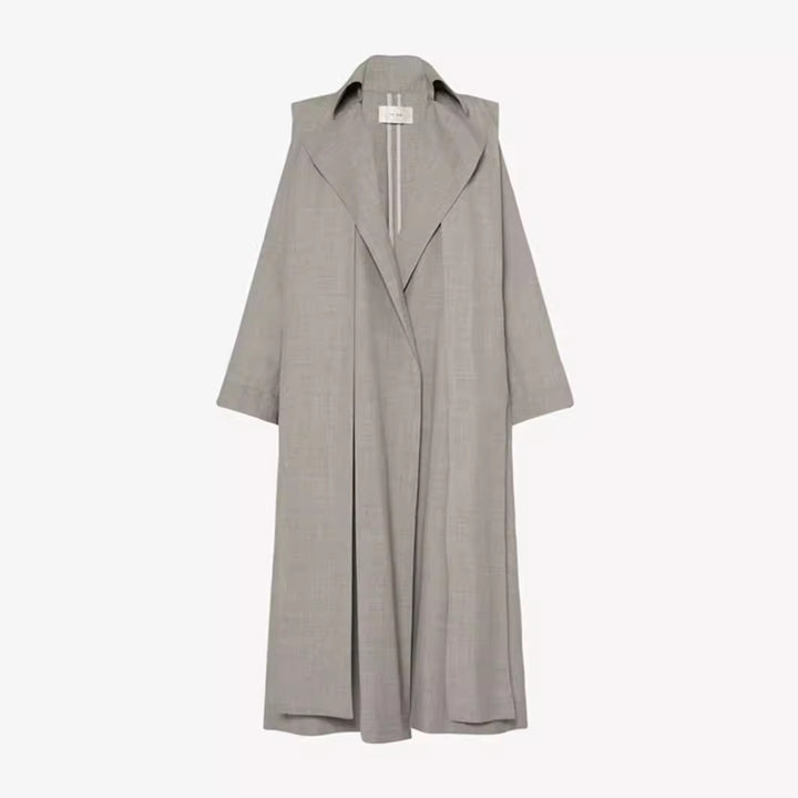 Manteau long oversized pour femmes avec large col Chic & Stil
