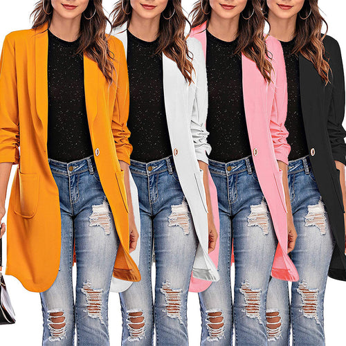 Stretch blazer for women with a modern fit and Lune London pockets