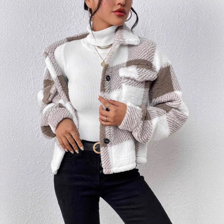 Ladies cozy square jacket Lune London
