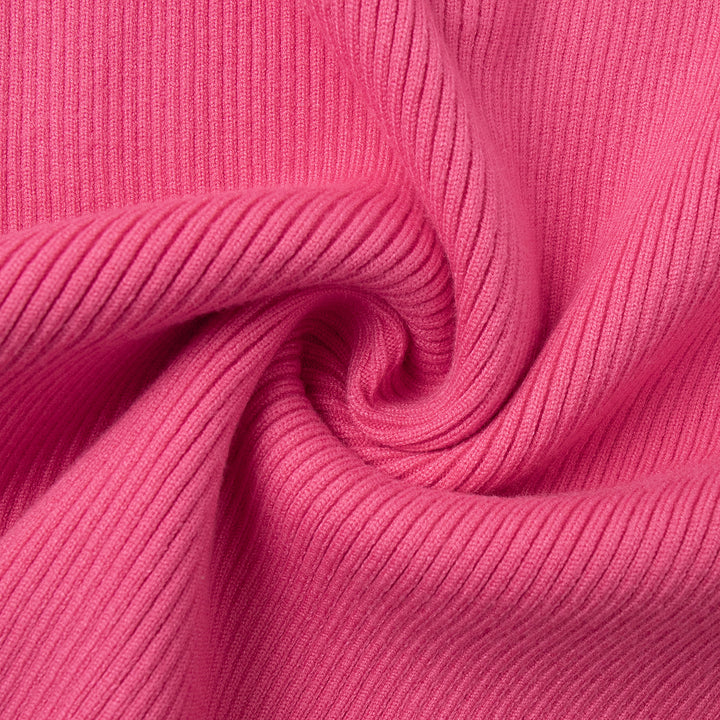 Pull-over en maille côtelée pour dames en mélange de coton doux Chic & Stil