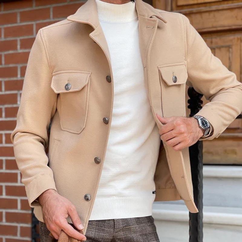 Chic and stylish modern utility jacket for men