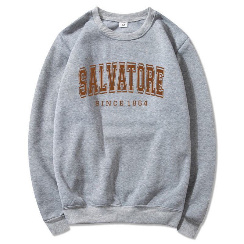 Women's sweatshirt with vintage print and comfortable fit Lune London
