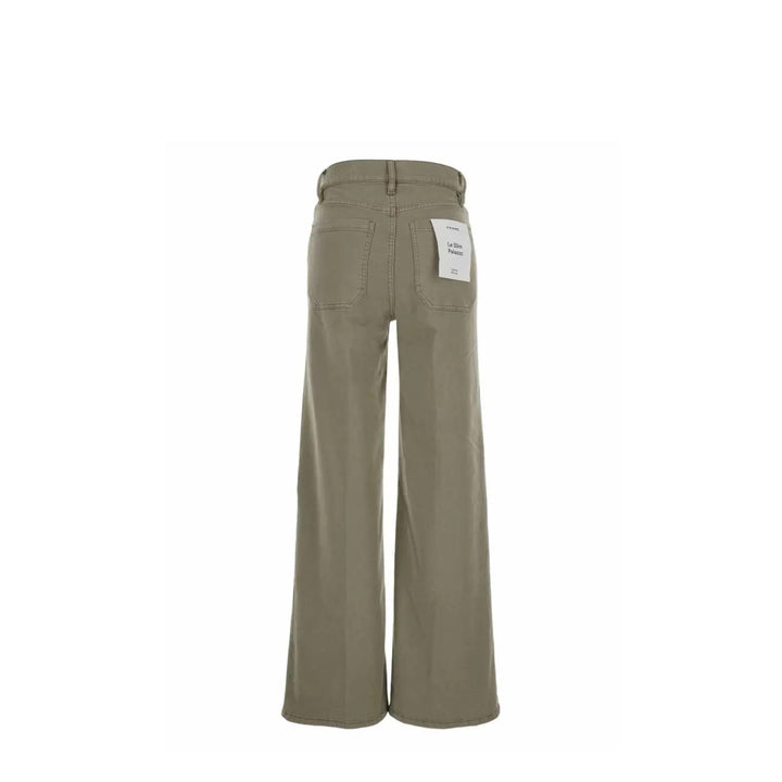 Wide Palazzo trousers for women in high-quality cotton blend Lune London