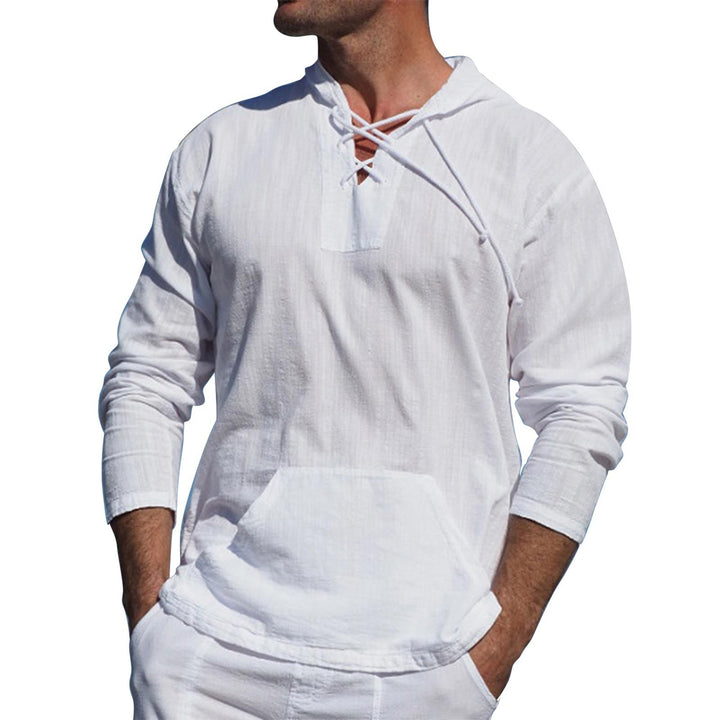 Casual hooded sweatshirt for women with long sleeves, kangaroo pocket, and hood Lune London