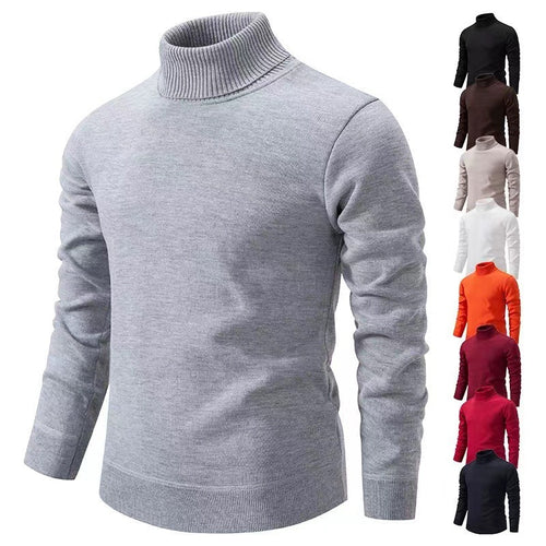 Chic turtleneck pullover for men in high-quality cotton Lune London