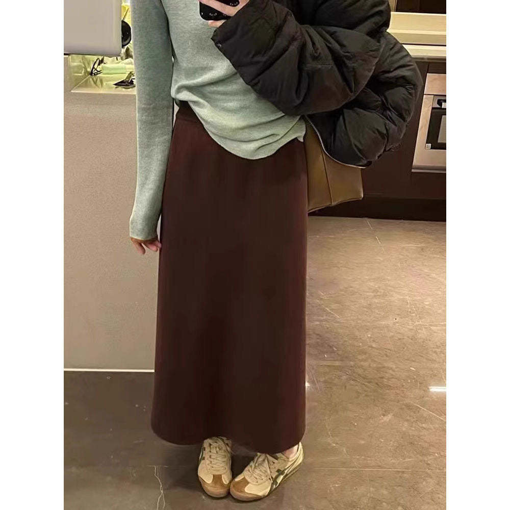 Jupe midi pour femmes en tricot de la plus haute qualité avec une silhouette élégante Chic & Stil