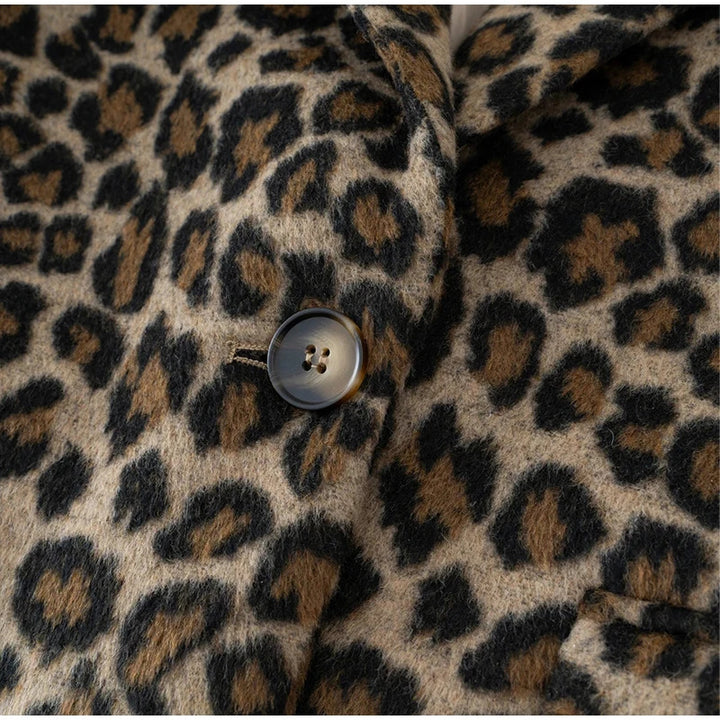 Lune London leopard print elegant jacket for women