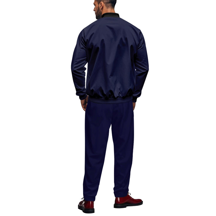 Sporty hoodie jacket for men with zipper and matching training pants Lune London