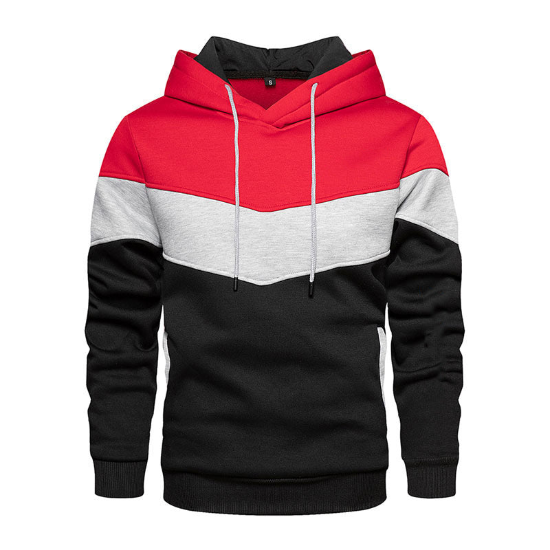 Men's trendy hoodie with color accents and practical pockets Lune London
