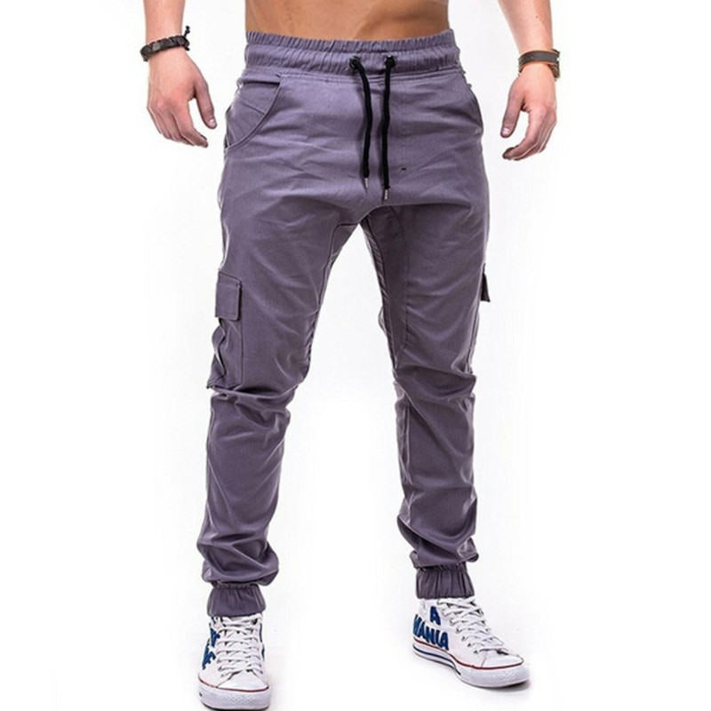 Cargo joggers for men with elastic waist and practical side pockets Lune London