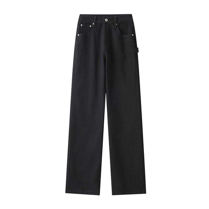 High-waisted loose fit men's jeans with practical pockets Lune London