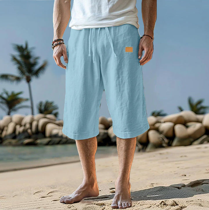 Casual pants for men with elastic waistband and practical side pockets Lune London