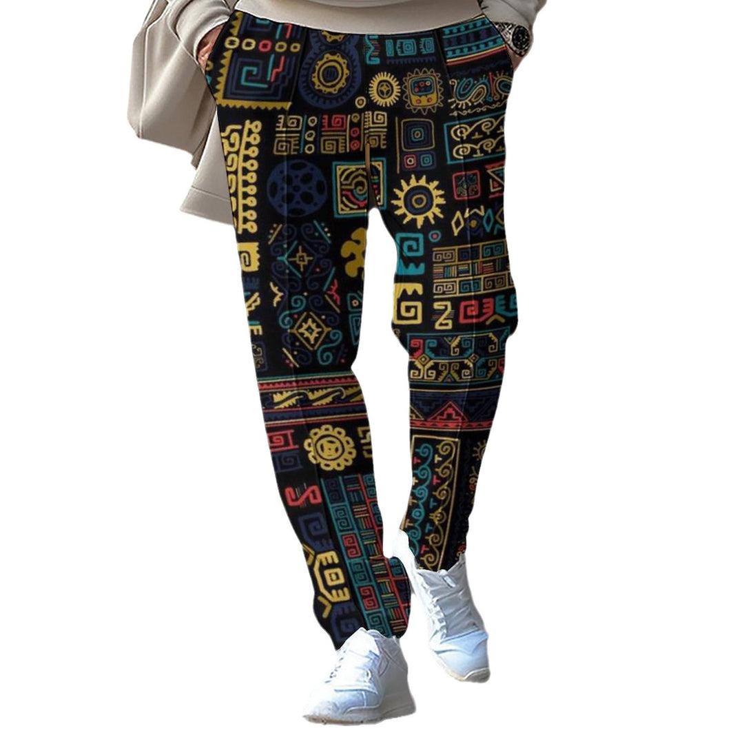 Trendy jogger pants for women with colorful patterns Lune London