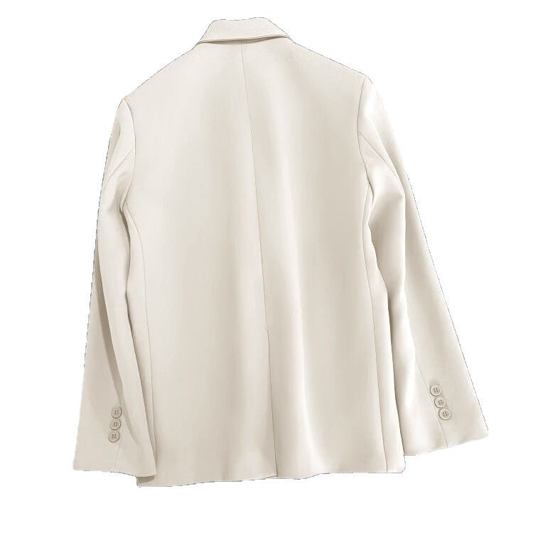 Veste élégante pour femmes, cintrée, à double boutonnage avec coupe créative Chic & Stil