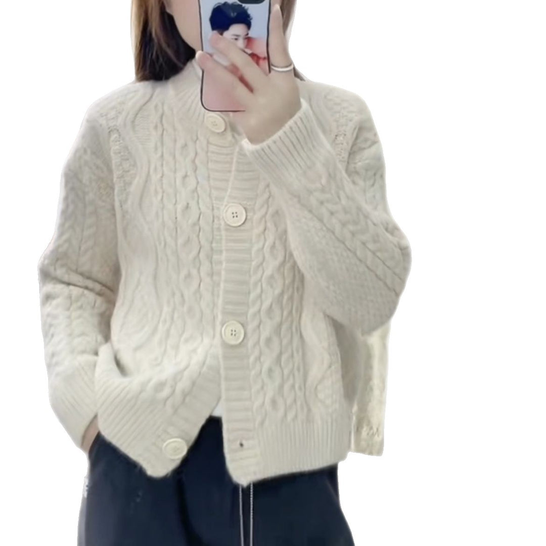Cardigan confortable pour femmes avec motif en cable Chic & Stil 1772285547