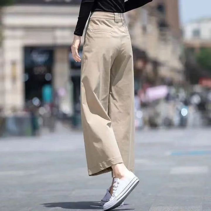 Pantalons larges taille haute pour femmes Chic & Stil
