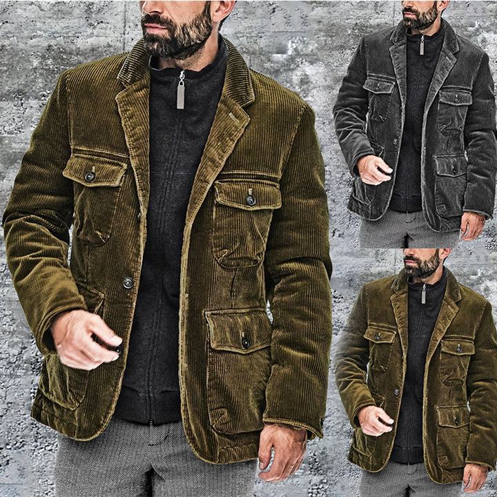 Casual corduroy jacket for women with patch pockets Lune London