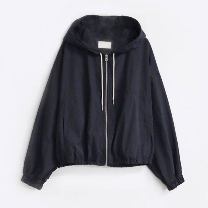 Veste de transition légère pour femmes avec capuche et manches volumineuses Chic & Stil