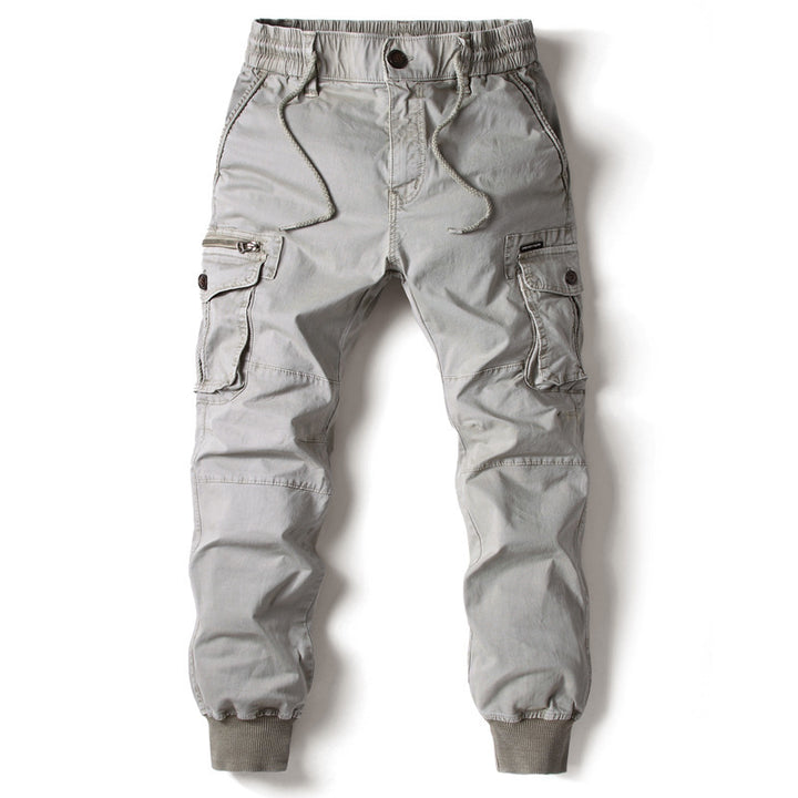 Men's cargo joggers with adjustable waist and handy pockets Lune London