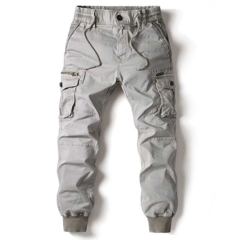 Men's Cargo Joggers with Adjustable Waistband and Practical Pockets Lune London