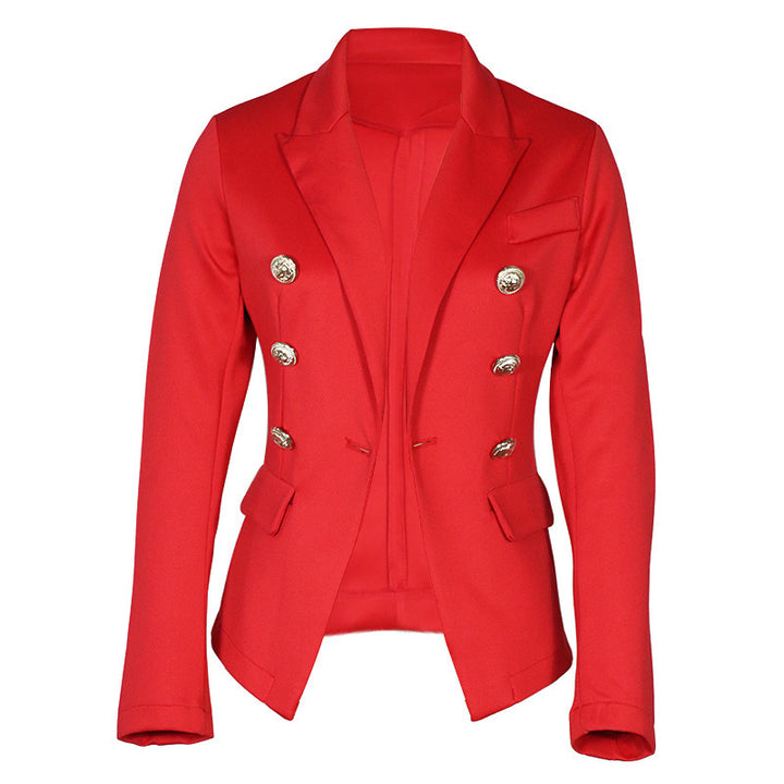 Women Elegant double-breasted jacket with fitted cut Lune London