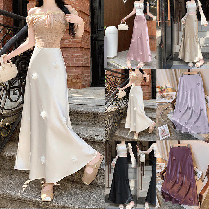 Women Elegant Maxi Dress Off-Shoulder Lune London