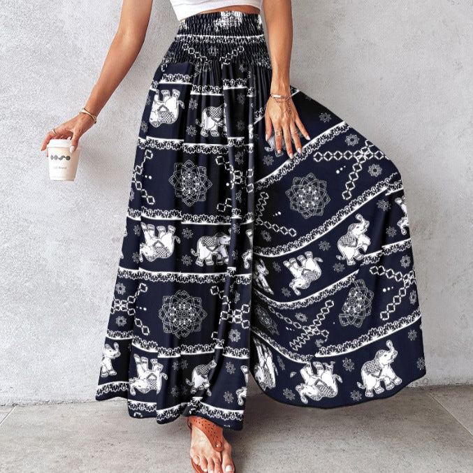 Lune London Tropical Wide Leg Pants for Women