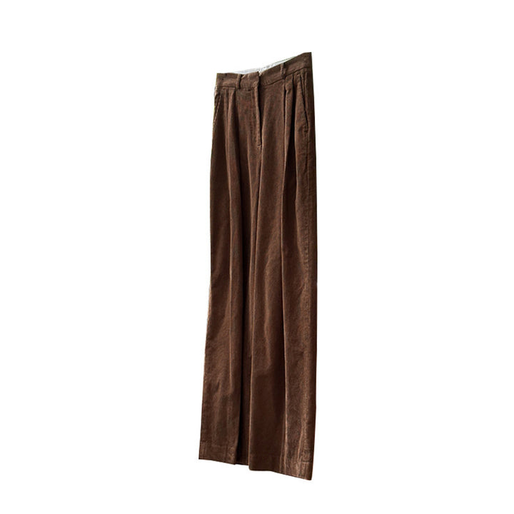Pantalons larges élégants pour femmes avec taille haute