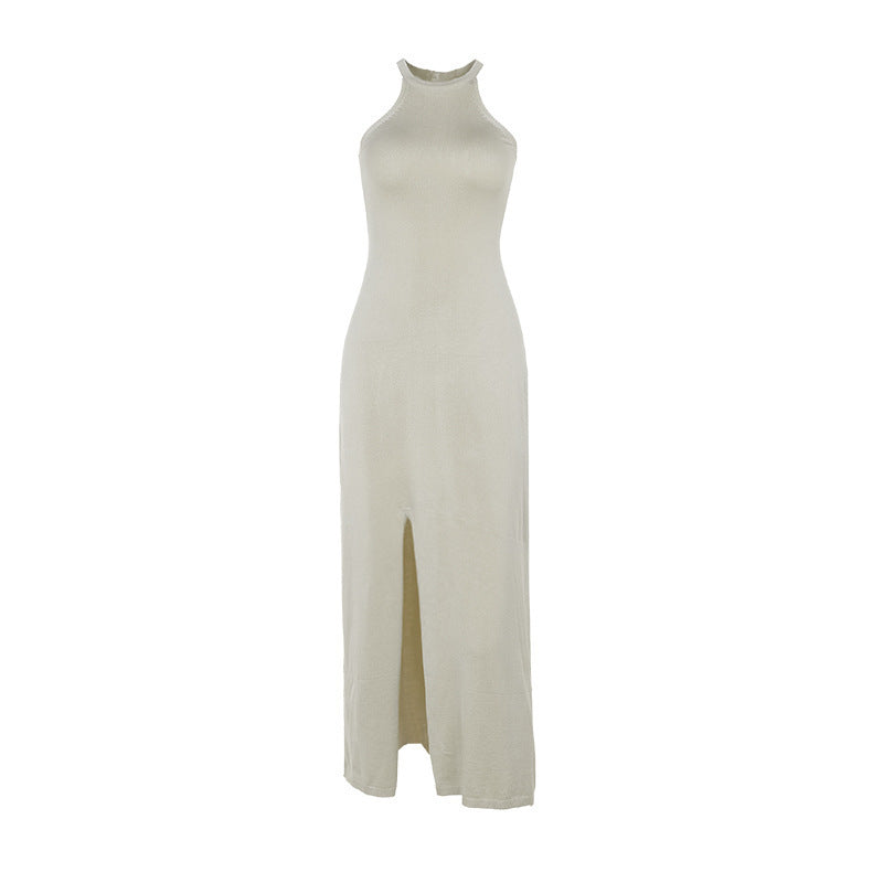 Lune London high neck backless maxi dress for women