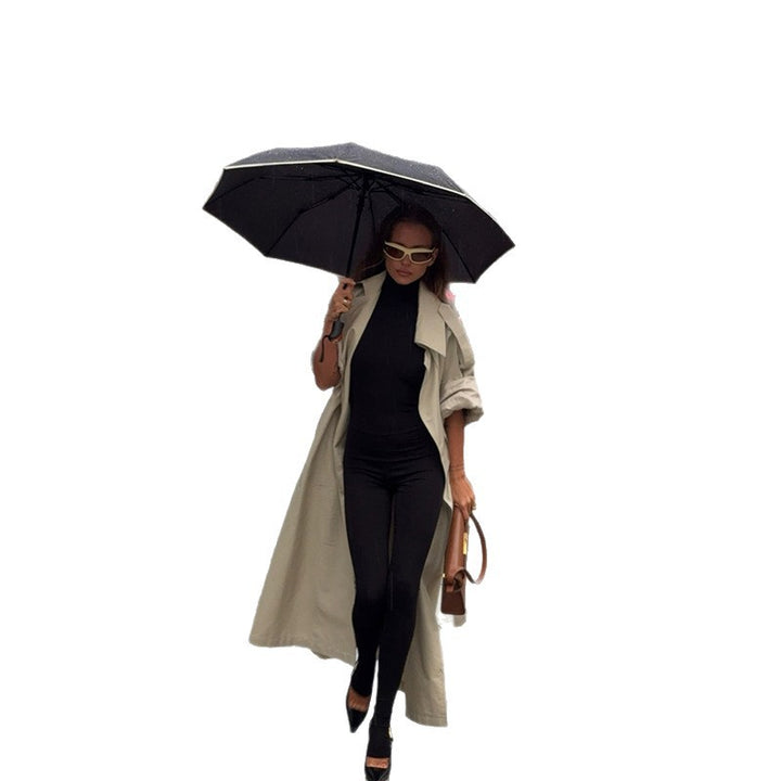 Women Elegant trench coat with open sleeves and a modern cut Lune London