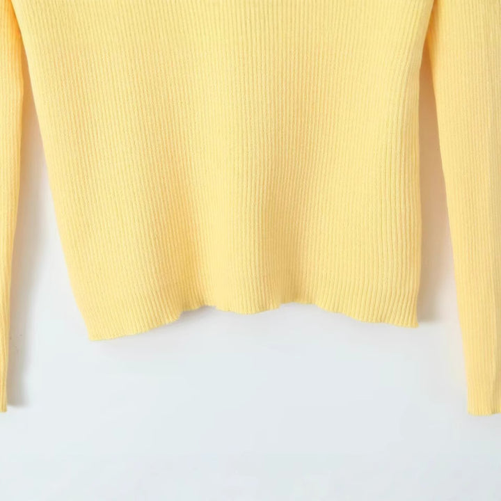 Tunique en tricot V léger pour femmes Chic & Stil