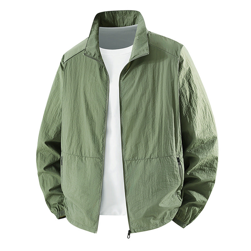 Technical softshell jacket for men with multifunctional pockets and adjustable hood system Lune London