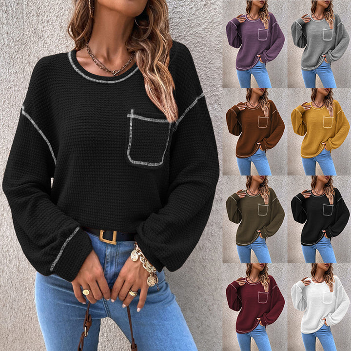 Casual jumper for women with trendy puff sleeves Lune London