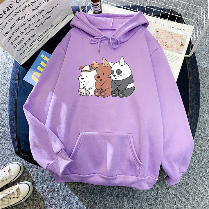Women's hoodie with cute animal motif Chic & Stil