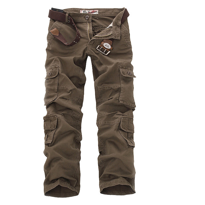 Multifunctional cargo pants for men with adjustable waist and numerous pockets Lune London