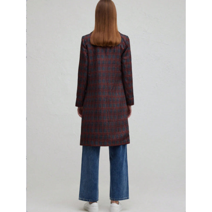 Blazer for women with plaid pattern and chic cut Lune London