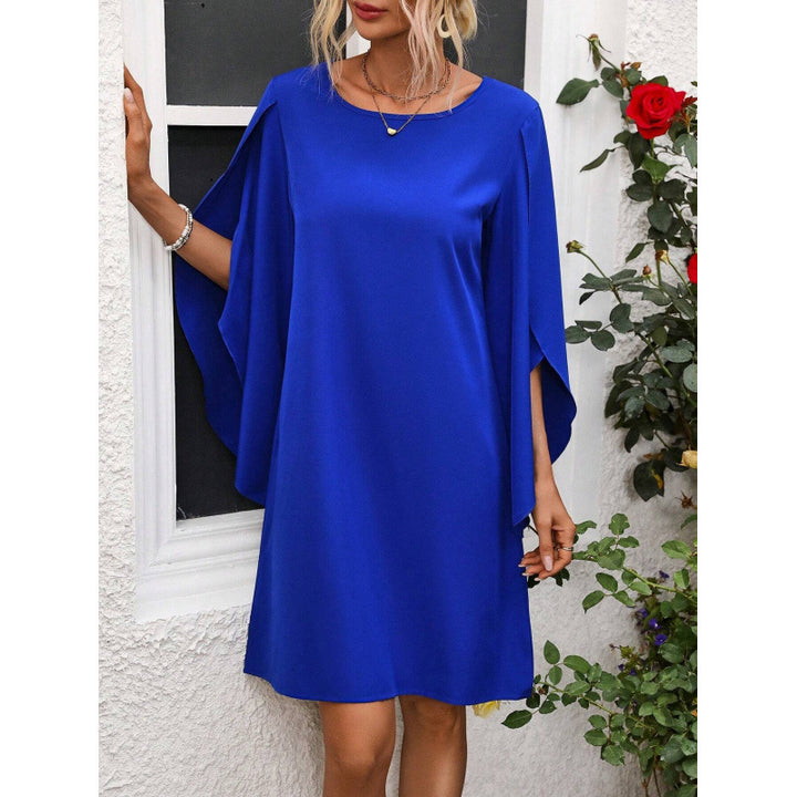 Dress cape woman with elegant sleeves Lune London