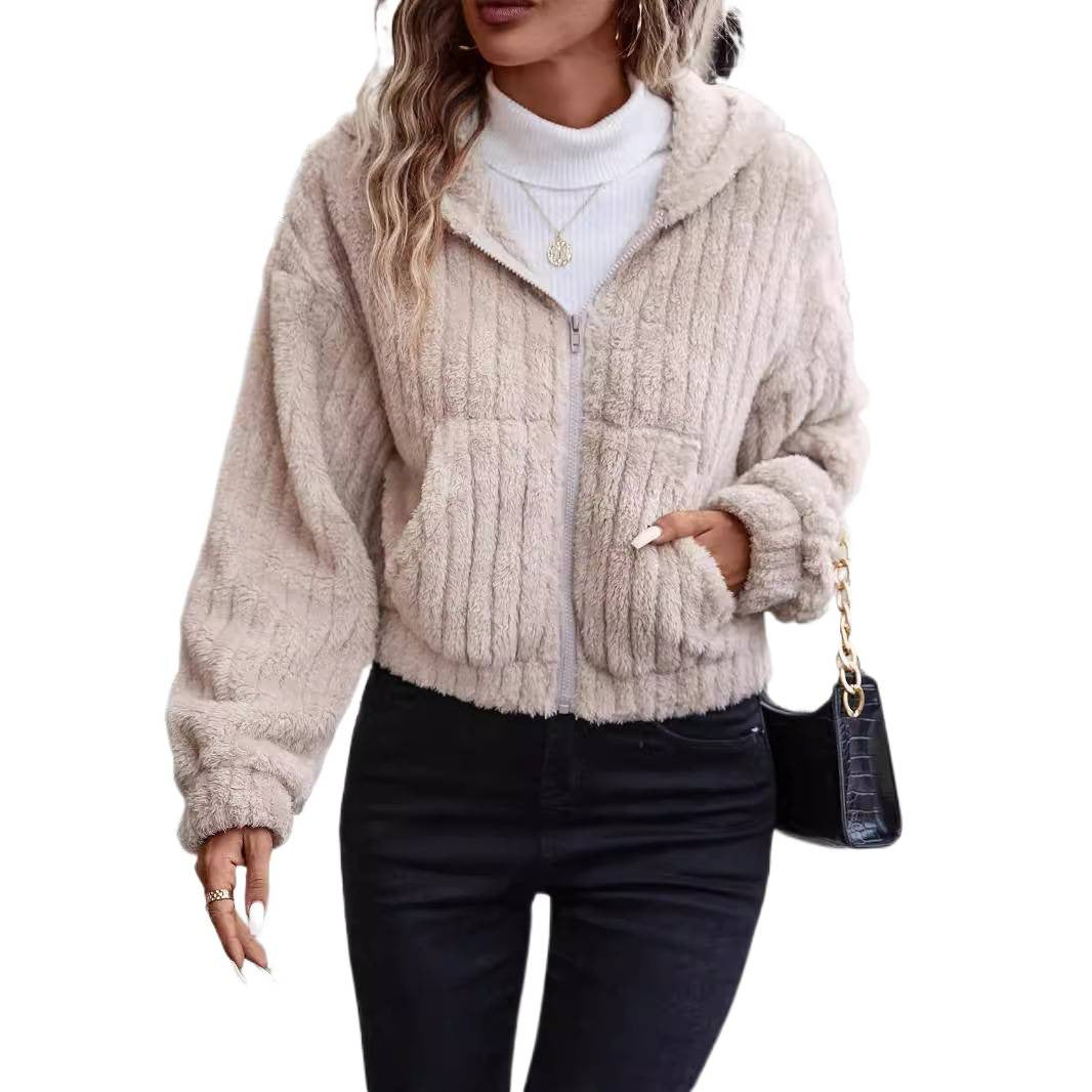 Ladies soft fleece jacket Lune London