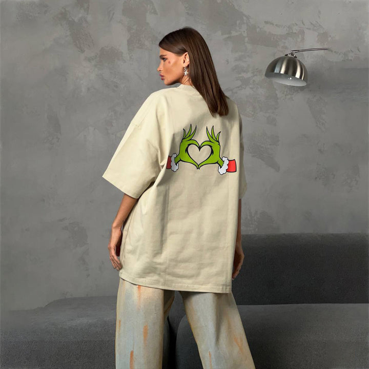 Oversized T-shirt for women with eye-catching graphic print and relaxed fit Lune London