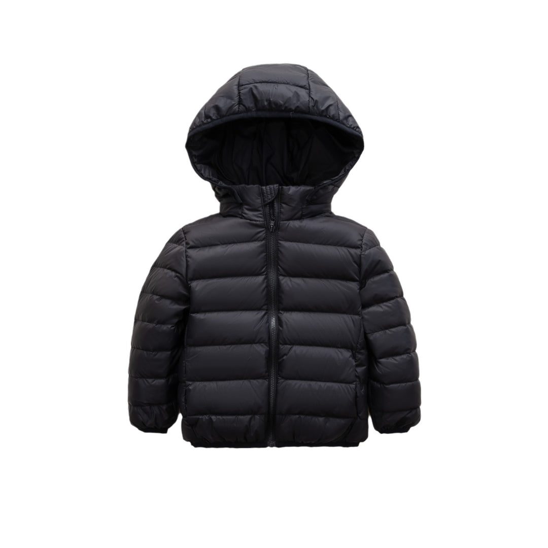 Ladies warm quilted jacket with hood Lune London