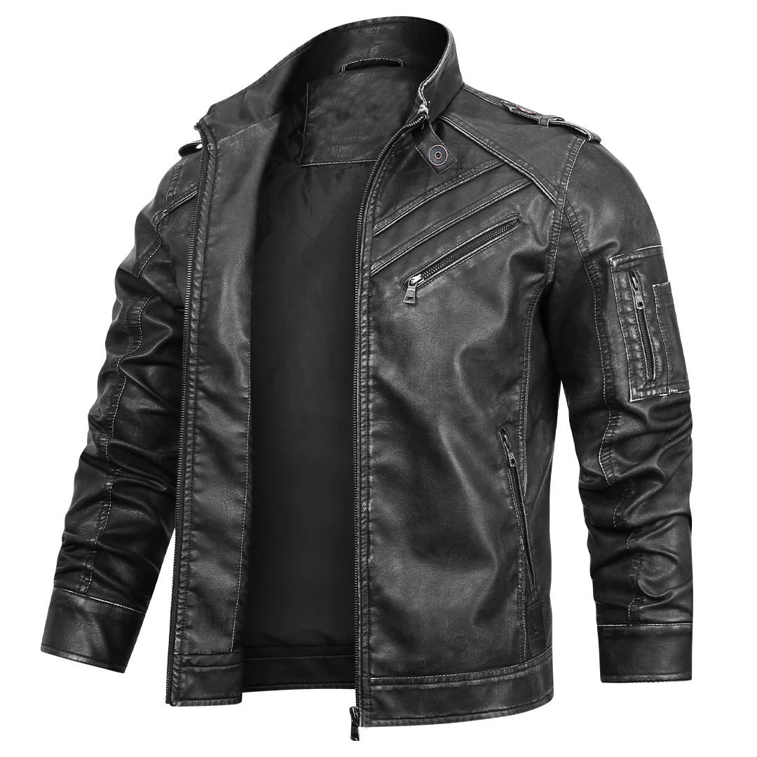 Lune London Faux Leather Jacket for Men