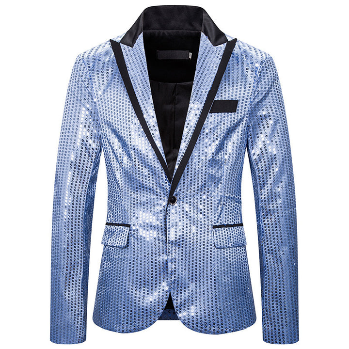 Elegant sequin jacket for men with modern cut Lune London