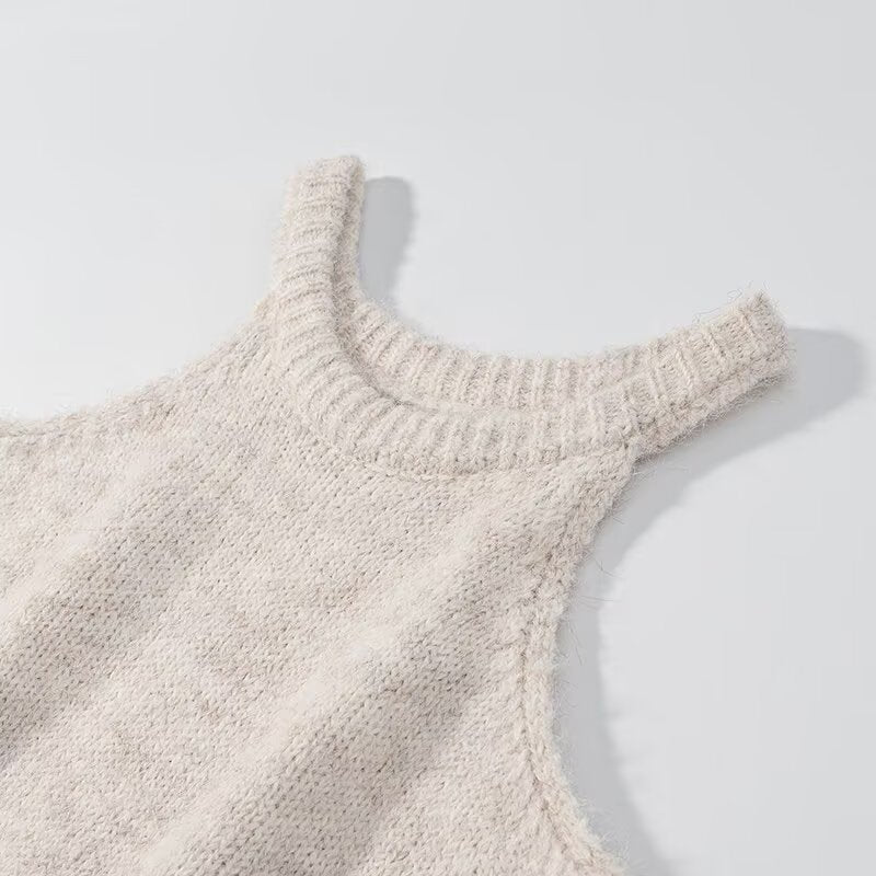Manteau en tricot doux pour femmes à coupe large et détails élégants Chic & Stil